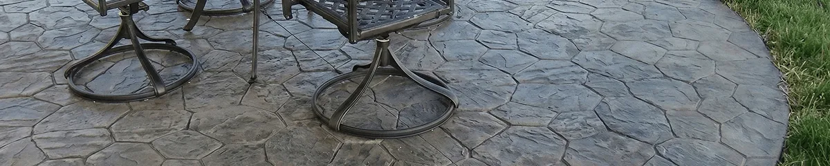 Garden relaxation area with professionally installed stone flooring in Chattanooga TN